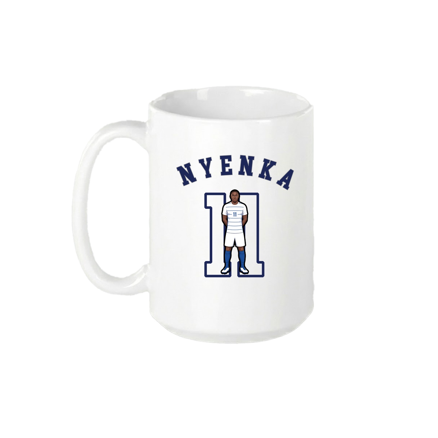 15oz Coffee Mug — Shirsey Arch in White