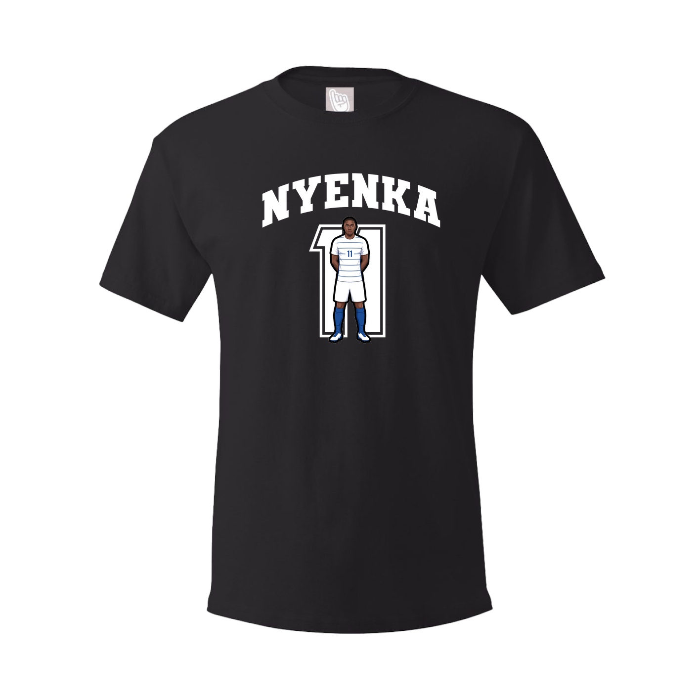 Youth Tee — Number in Black
