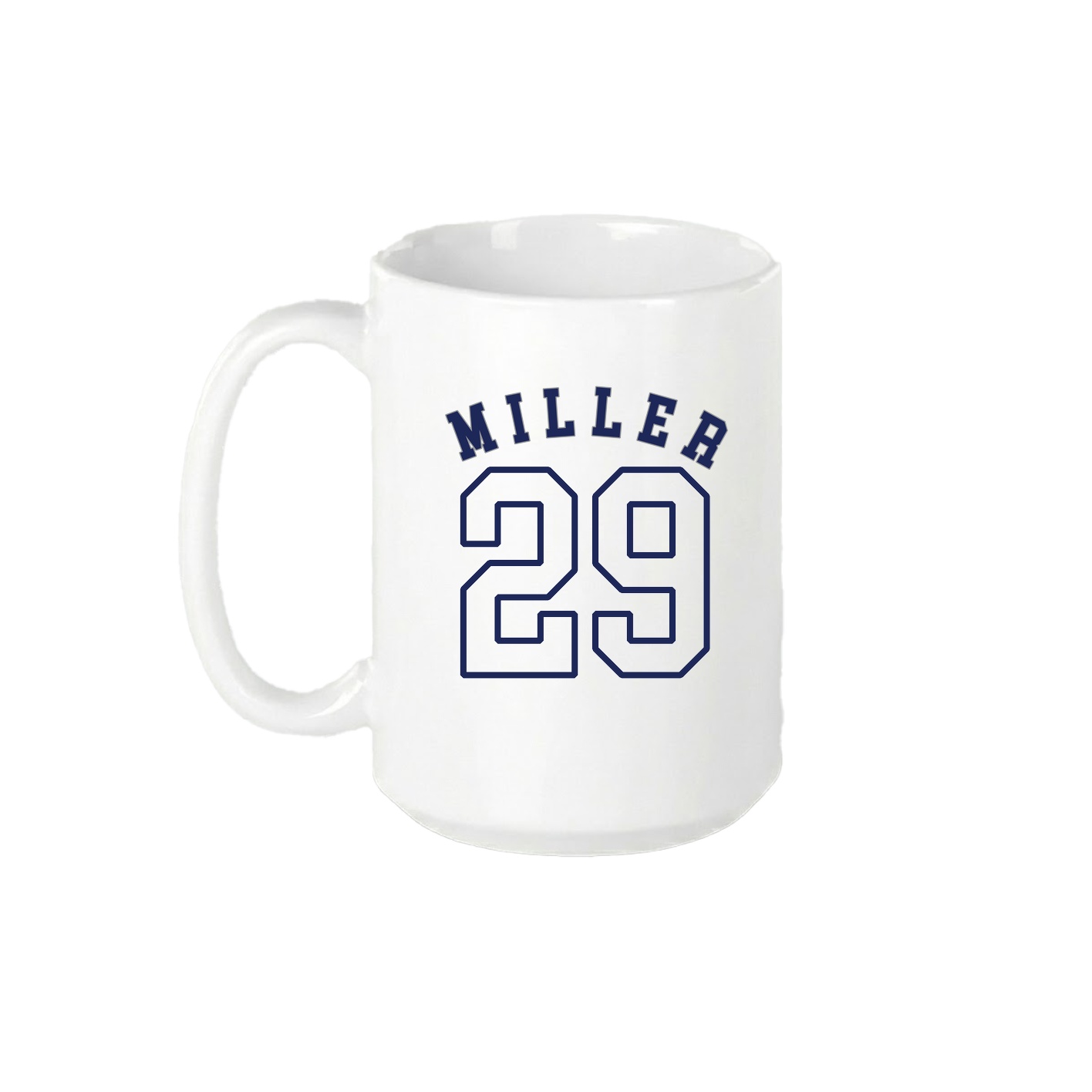 15oz Coffee Mug — Shirsey Arch in White