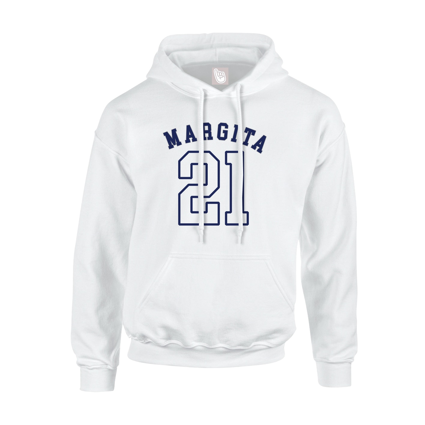 Hoodie — Shirsey Arch in White