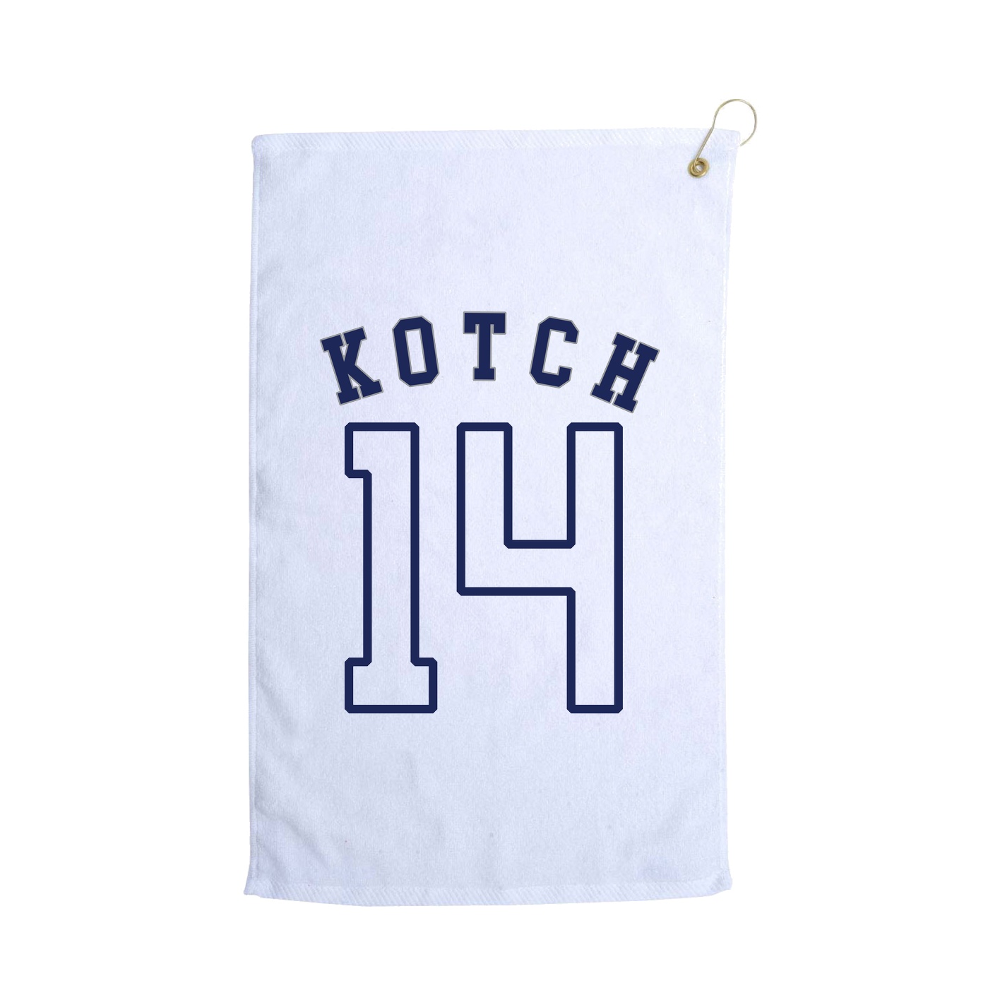 Golf Towel — Shirsey Arch in White