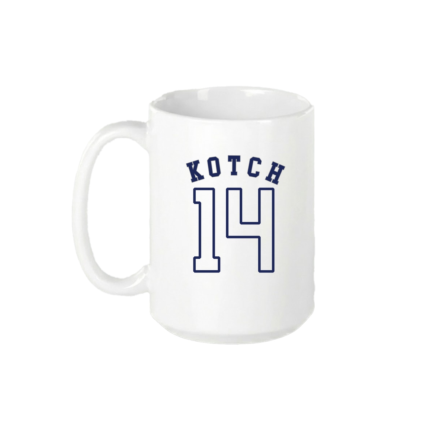 15oz Coffee Mug — Shirsey Arch in White