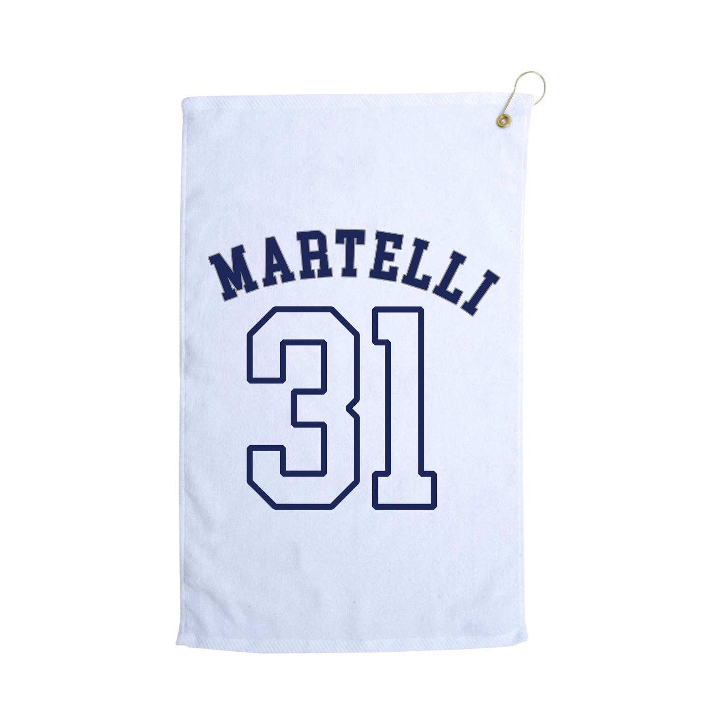 Golf Towel — Shirsey Arch in White