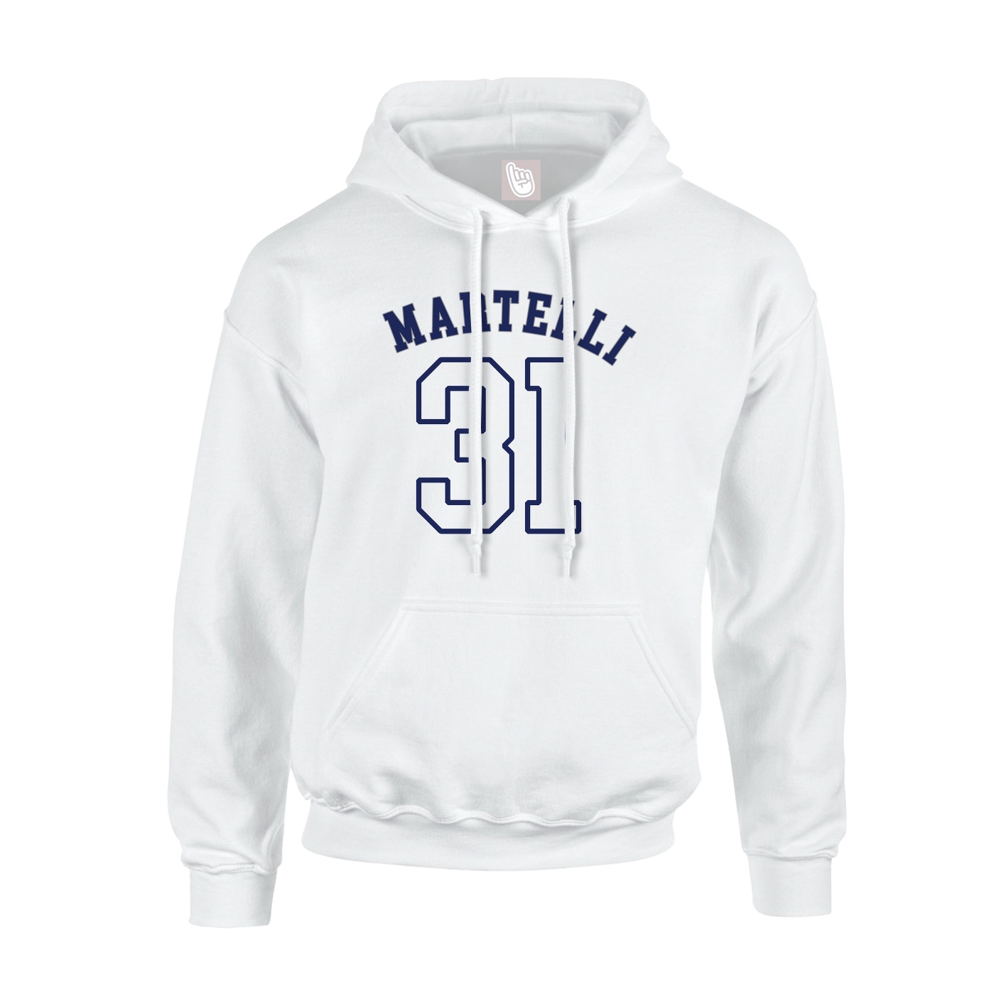 Hoodie — Shirsey Arch in White