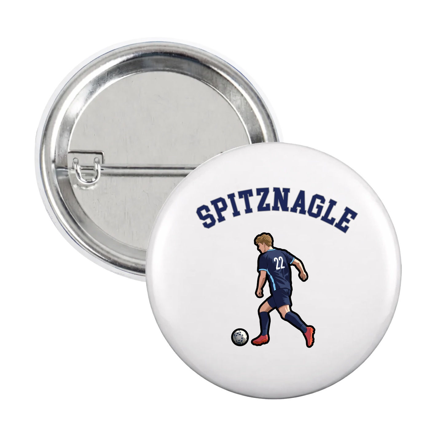 Game Day Button — Shirsey Arch in White