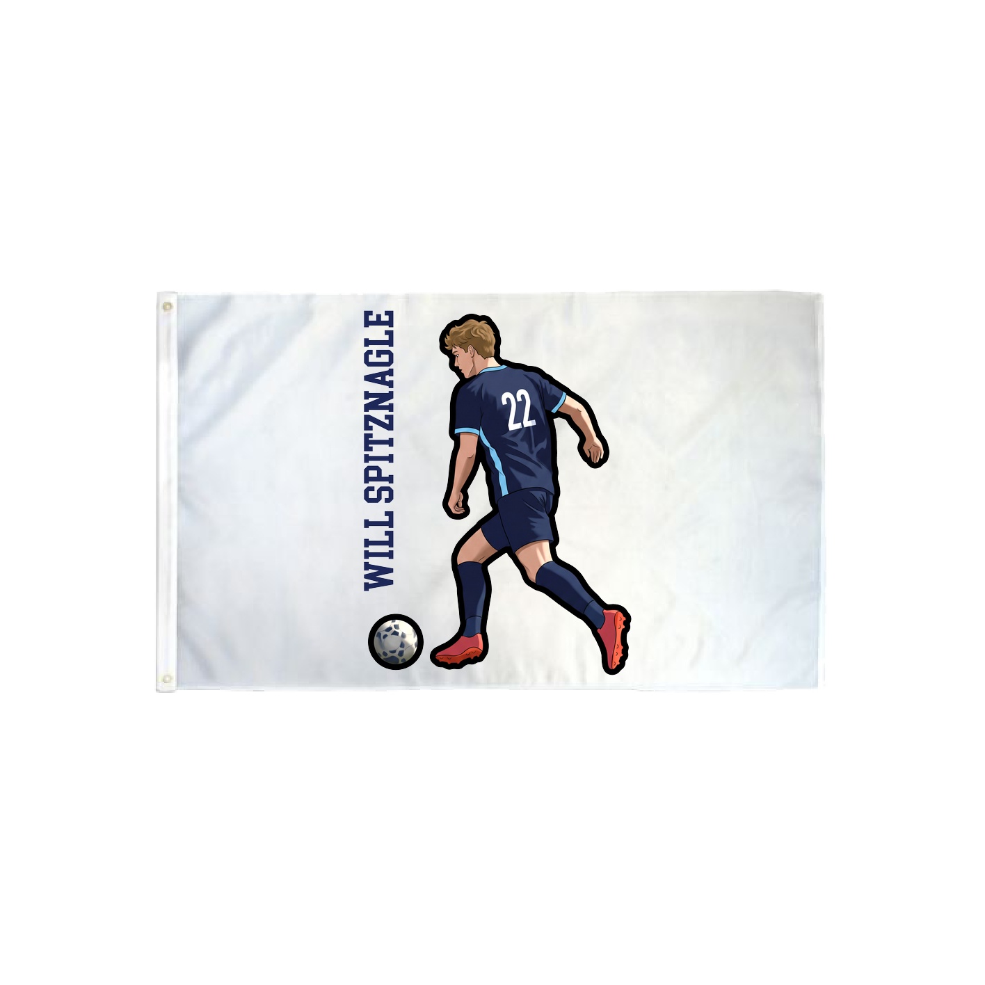 3x5 Flag — Name Vertical in Classic