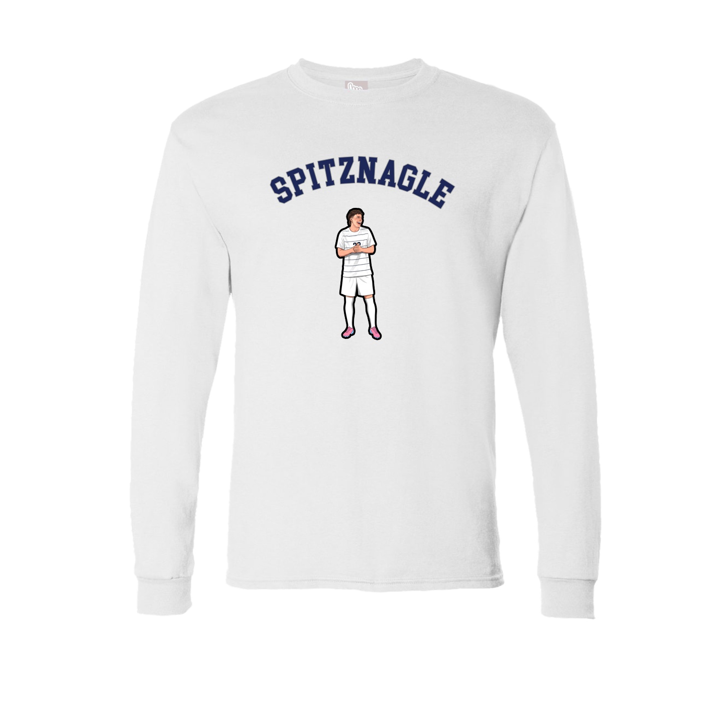 Long Sleeve Tee — Shirsey Arch in White