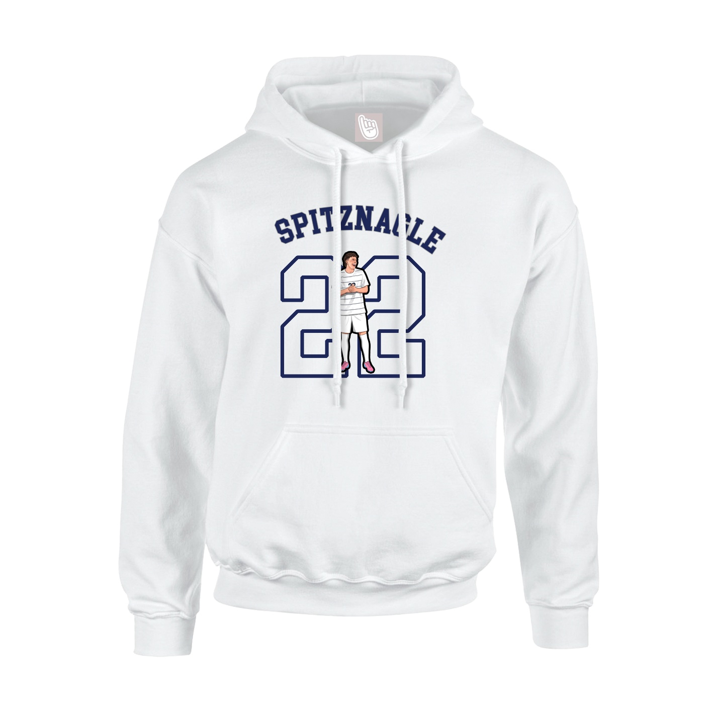 Youth Hoodie — Shirsey Arch in White