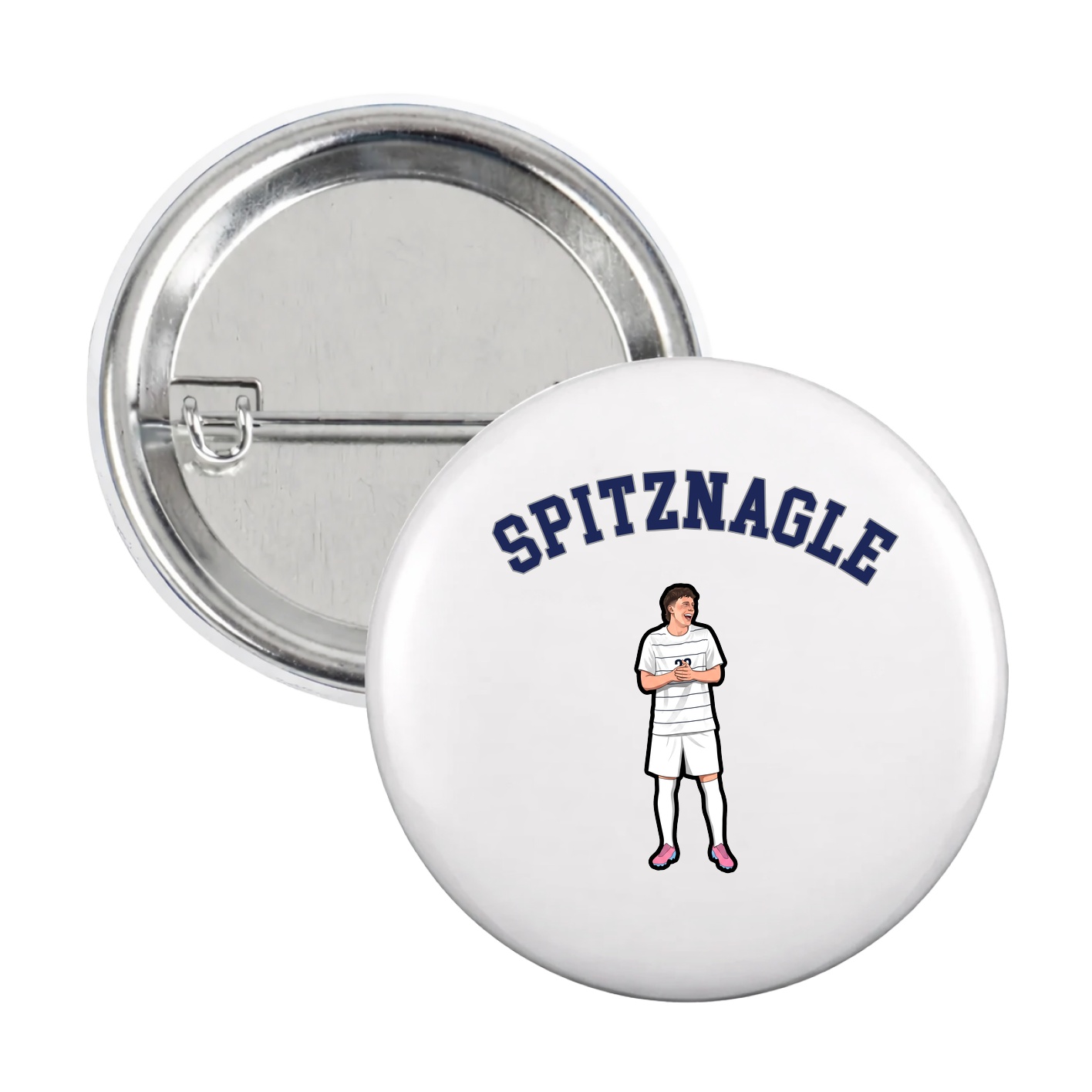 Game Day Button — Shirsey Arch in White