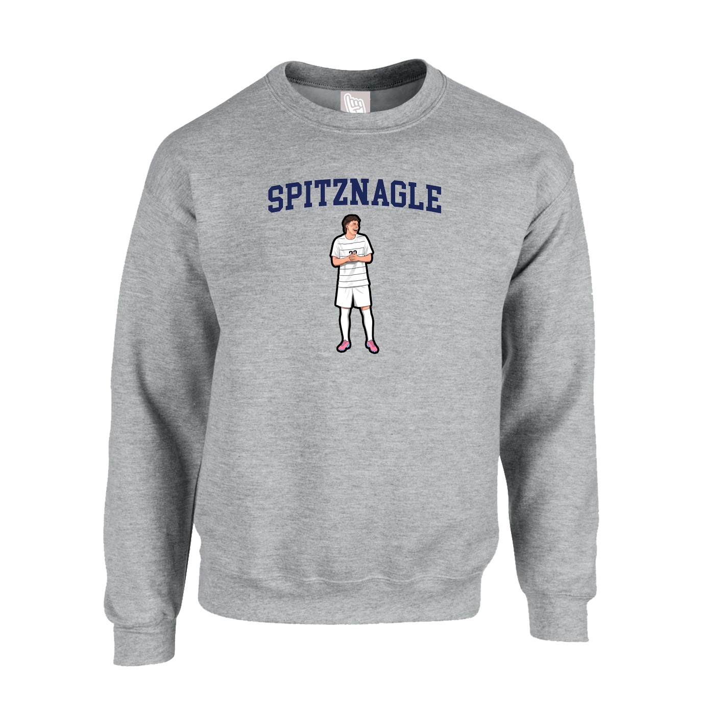 Fleece Crew — Shirsey in Grey