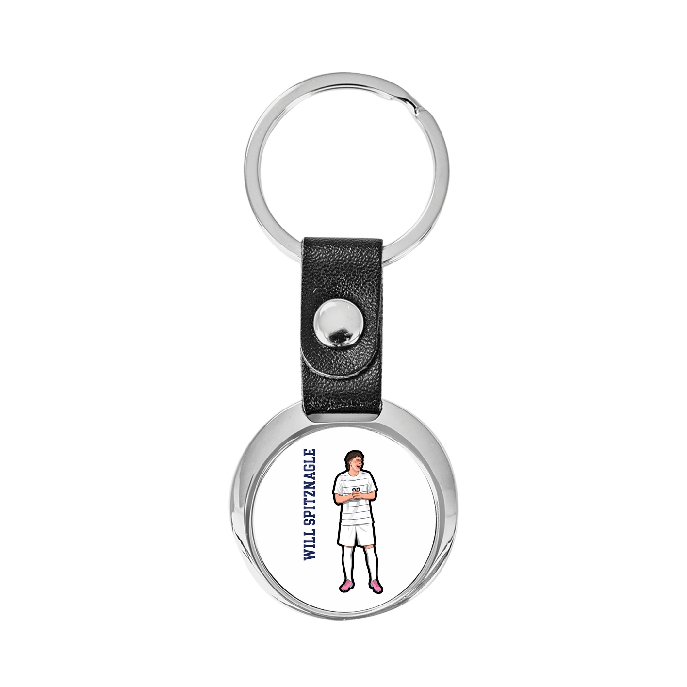 Key Chain — Name Vertical in Classic