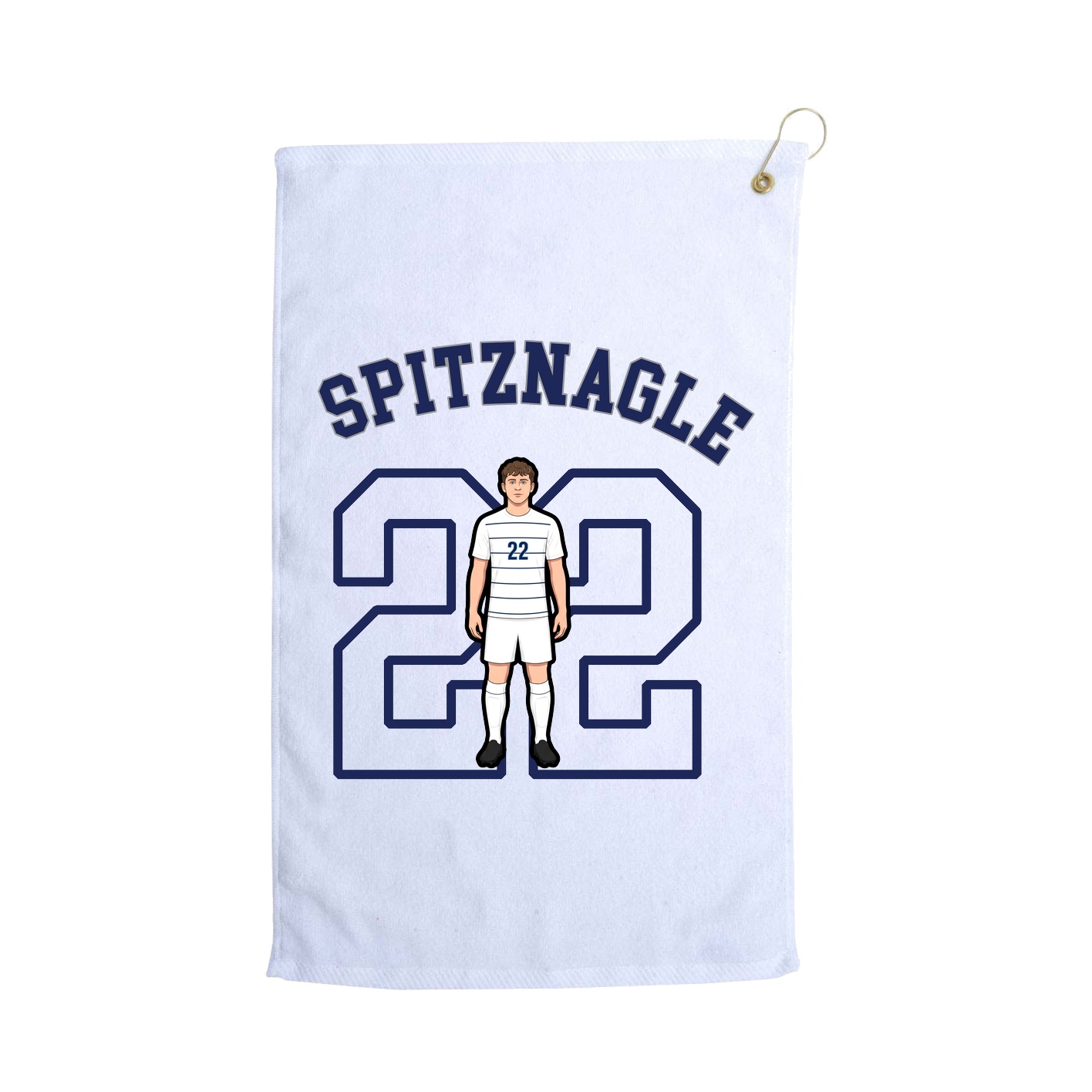Golf Towel — Shirsey Arch in White