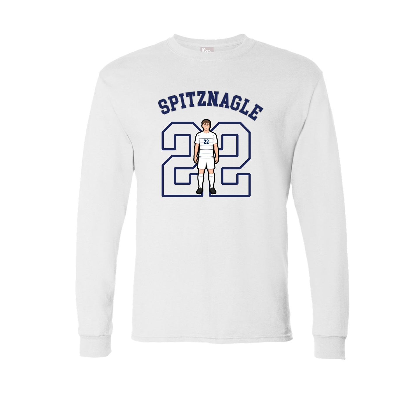 Long Sleeve Tee — Shirsey Arch in White