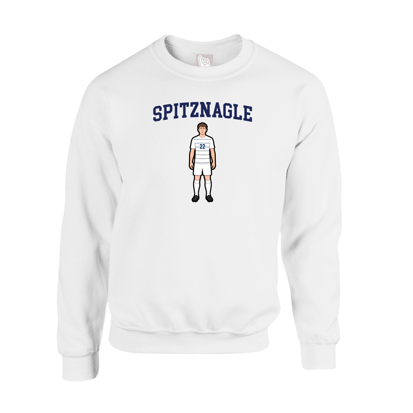Fleece Crew — Shirsey in White