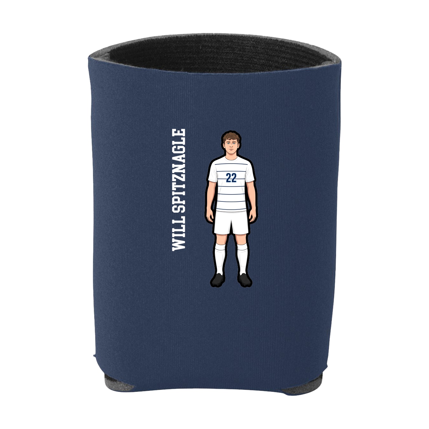 Can Holder — Name Vertical in Navy