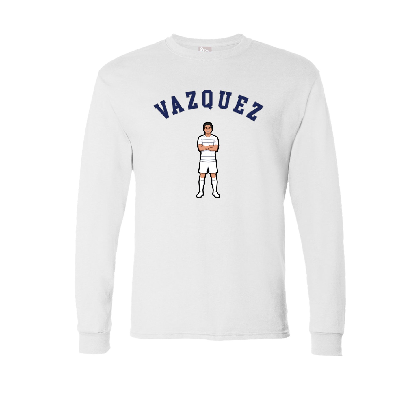 Long Sleeve Tee — Shirsey Arch in White