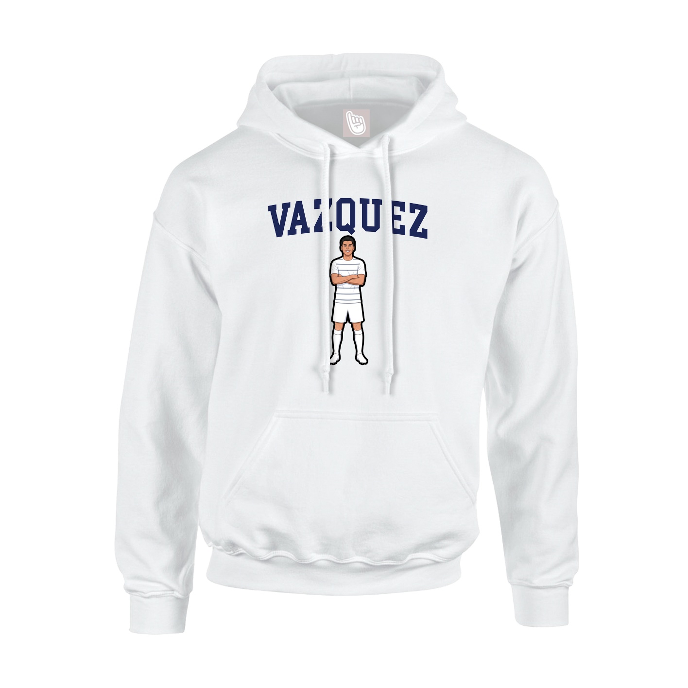 Hoodie — Shirsey in White