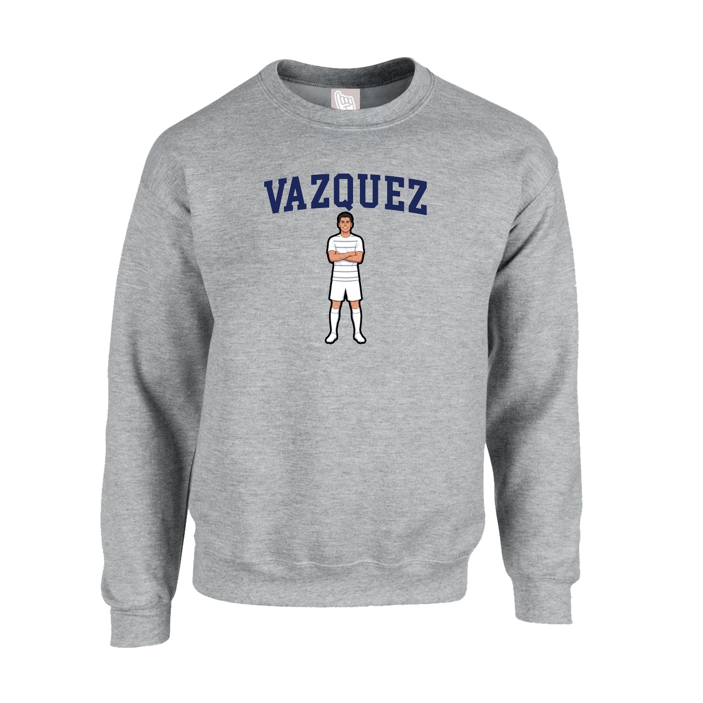 Fleece Crew — Shirsey in Grey