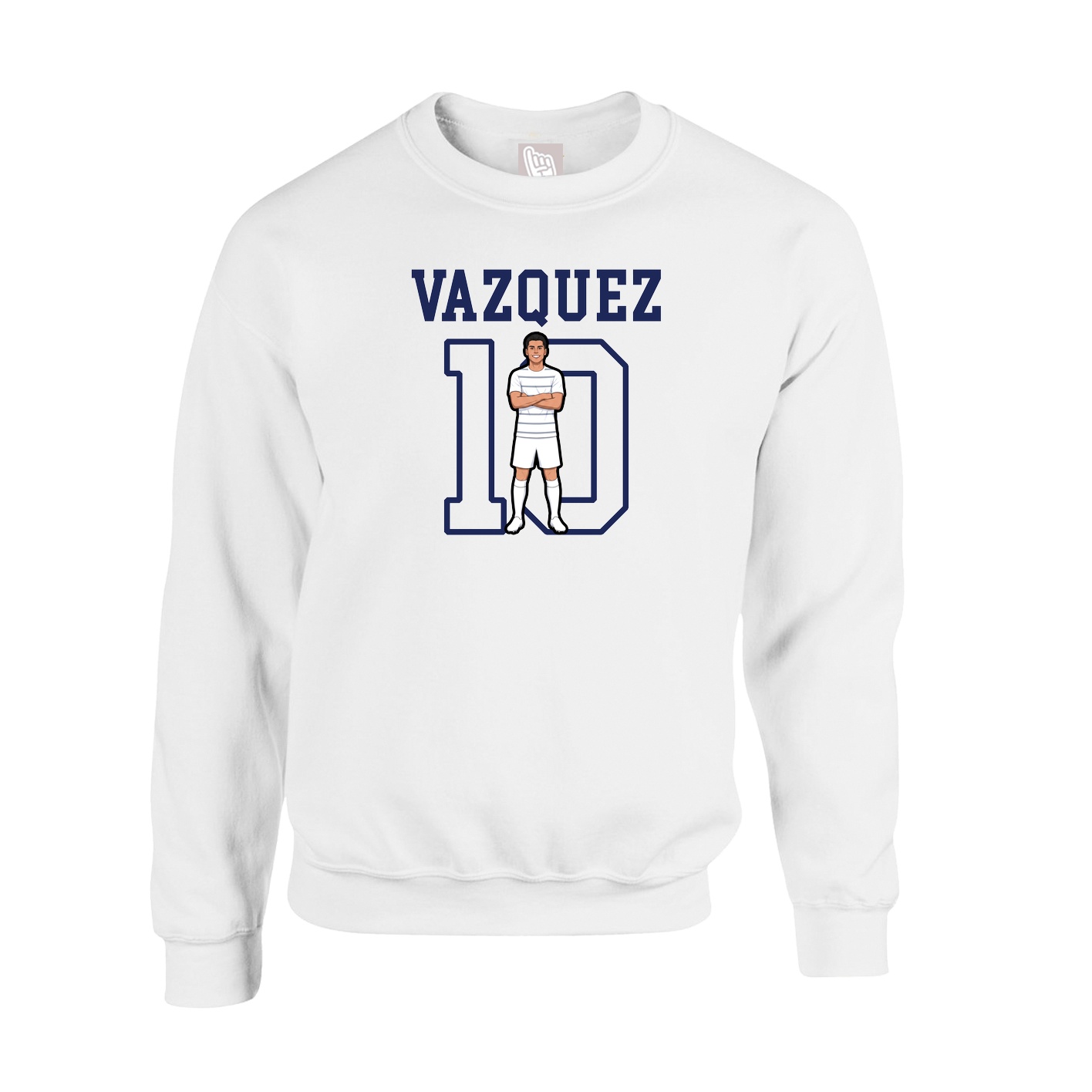 Fleece Crew — Shirsey in White