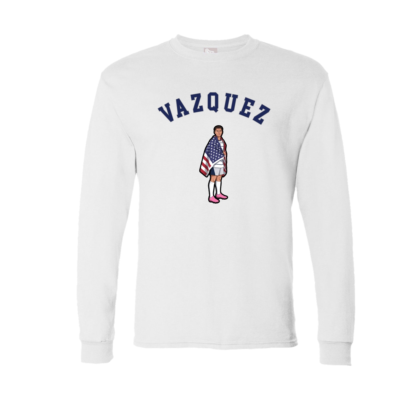 Long Sleeve Tee — Shirsey Arch in White