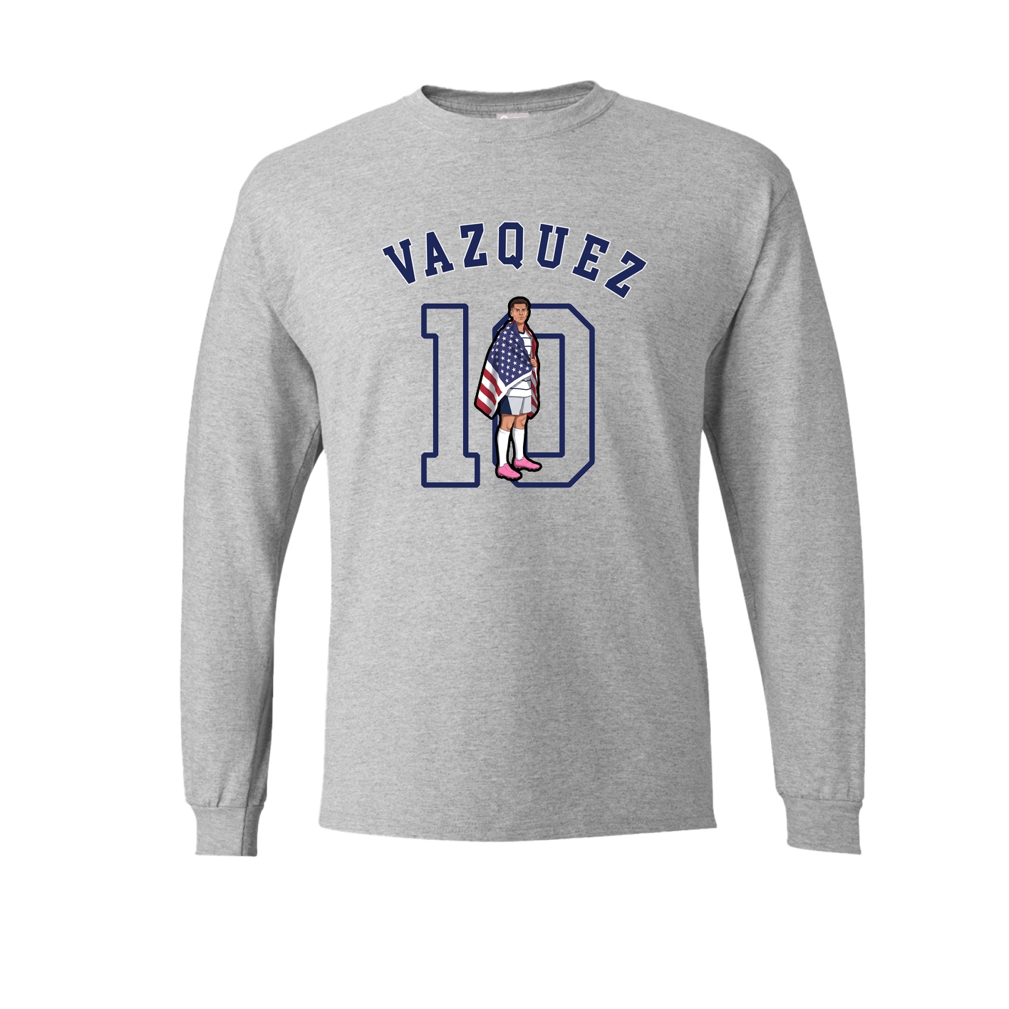 Long Sleeve Tee — Shirsey Arch in Grey