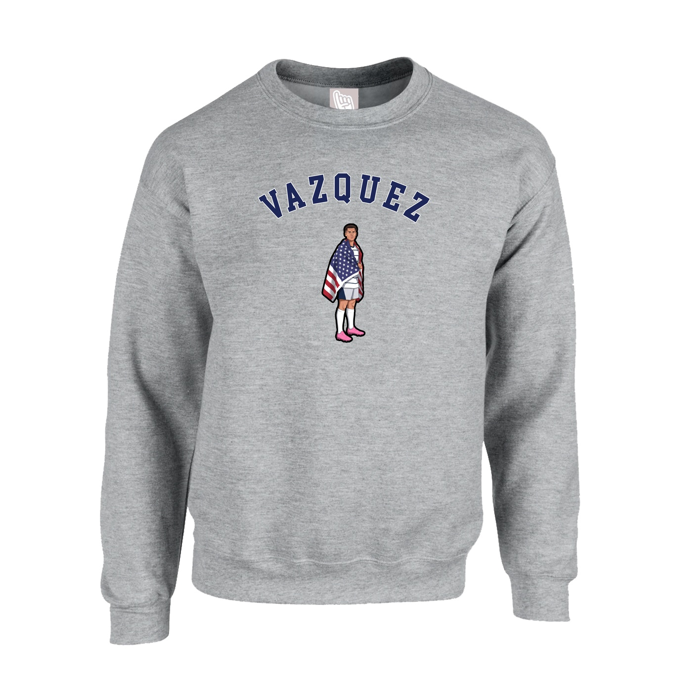 Fleece Crew — Shirsey Arch in Grey
