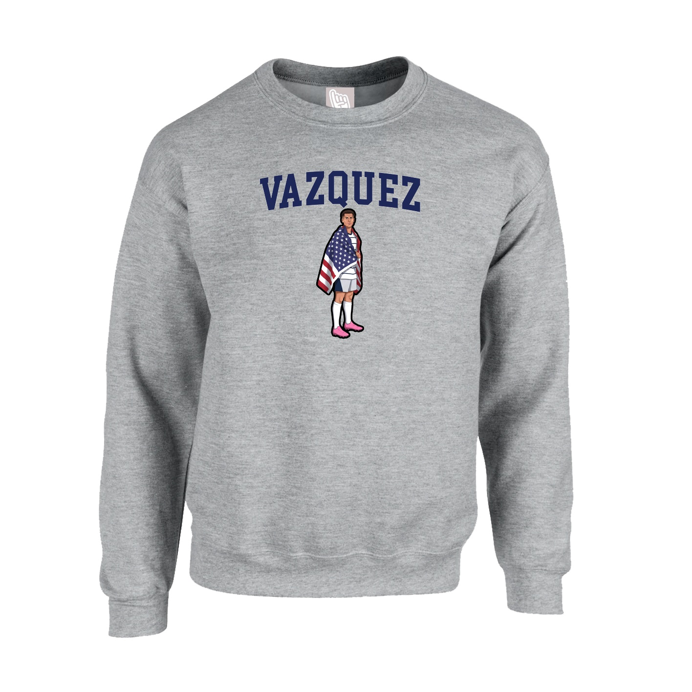 Fleece Crew — Shirsey in Grey