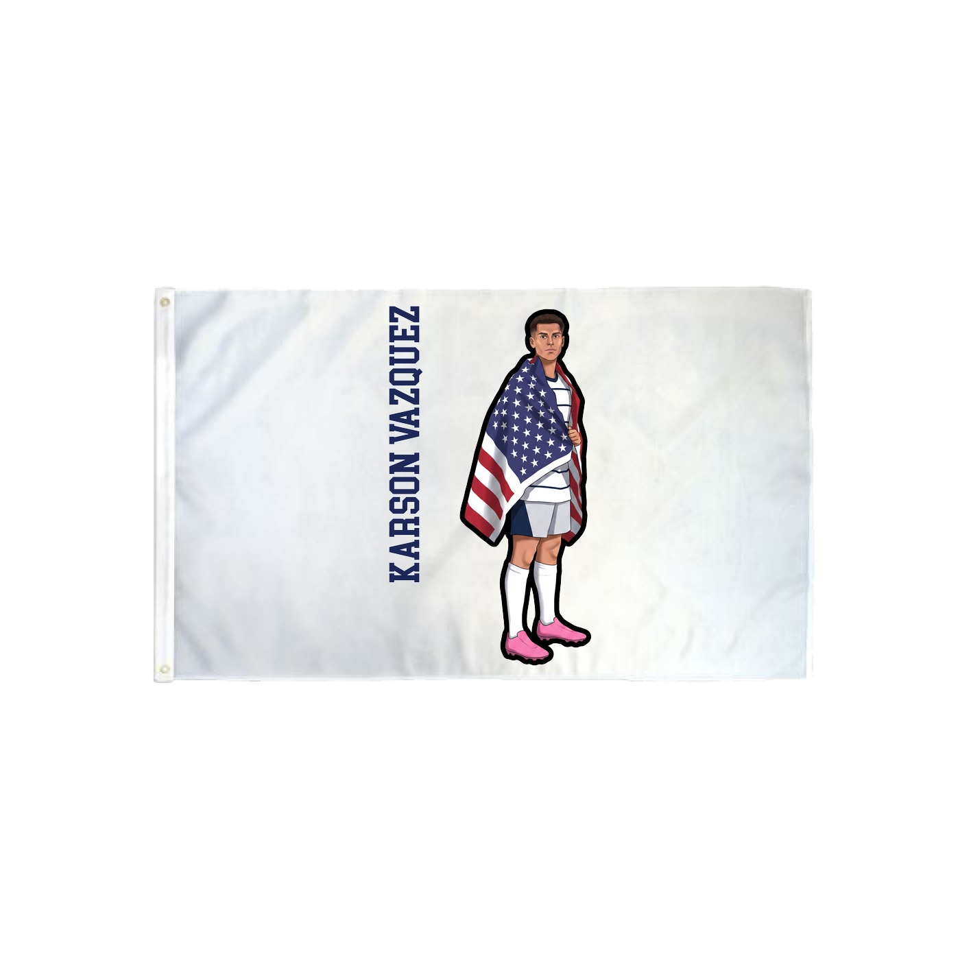 3x5 Flag — Name Vertical in Classic