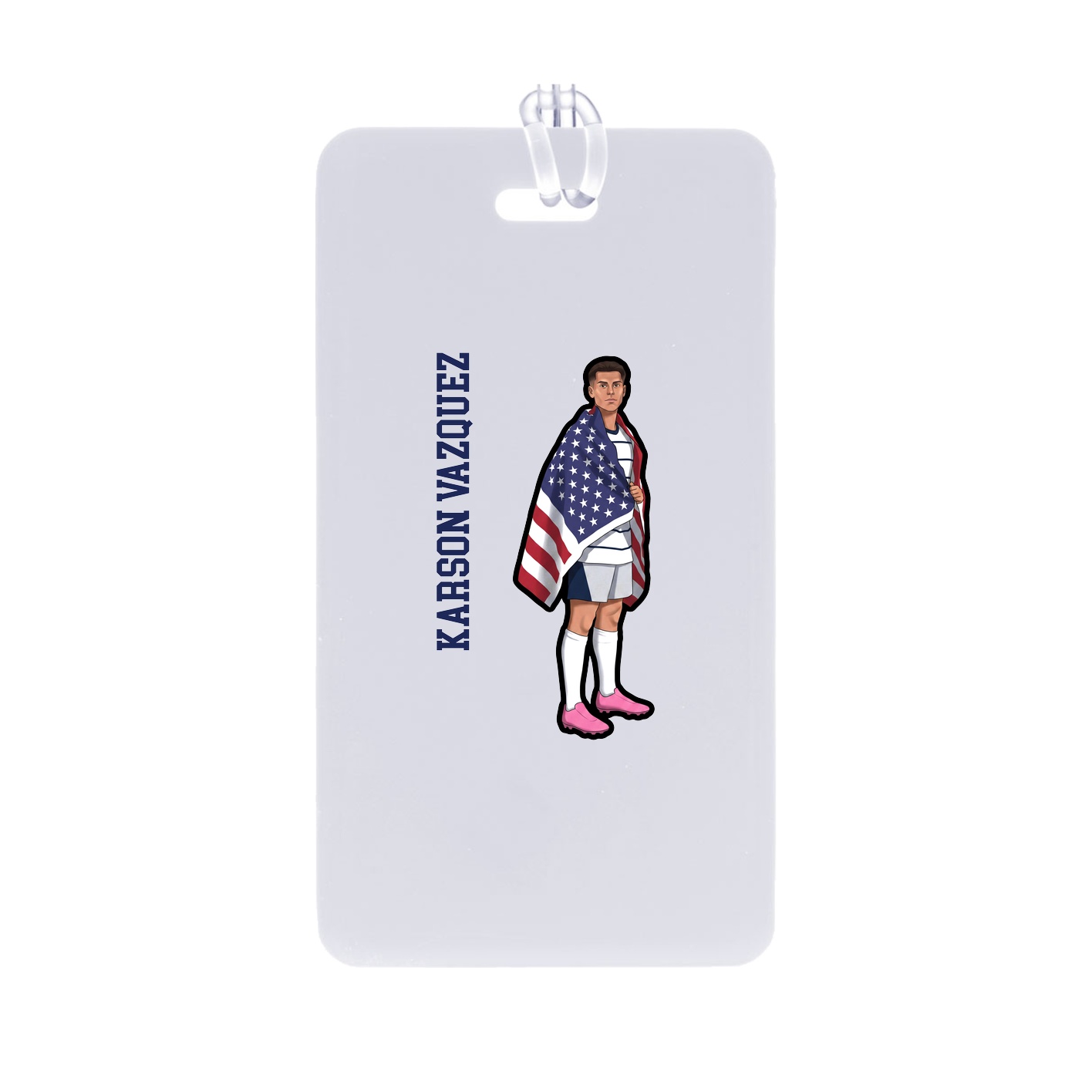 Bag Tag — Name Vertical in Classic