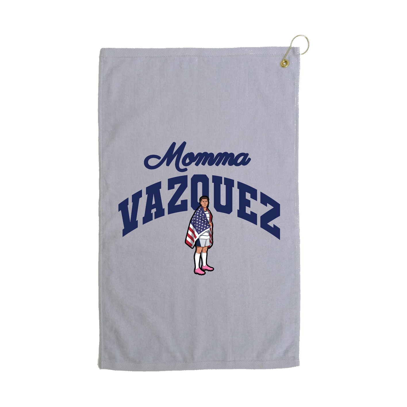Golf Towel — Mothers Day Arch in Grey