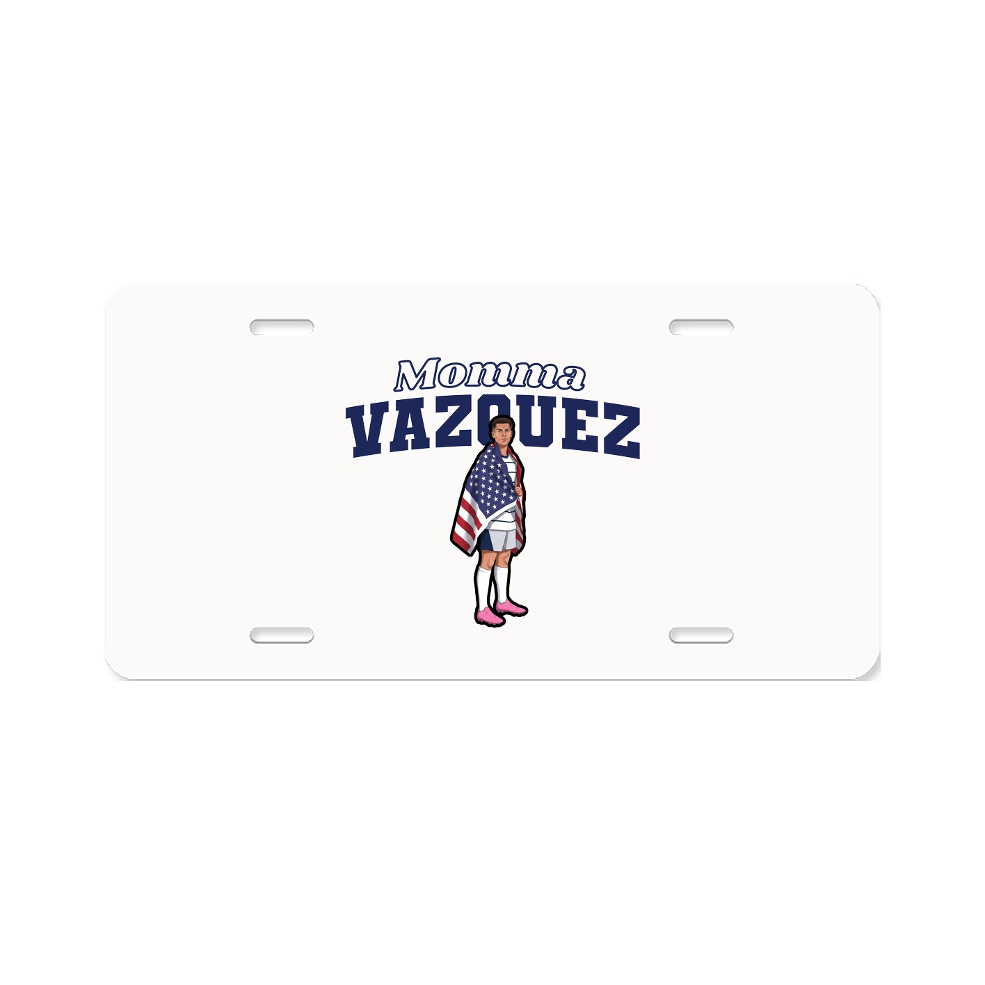 License Plate — Mothers Day Block in Classic
