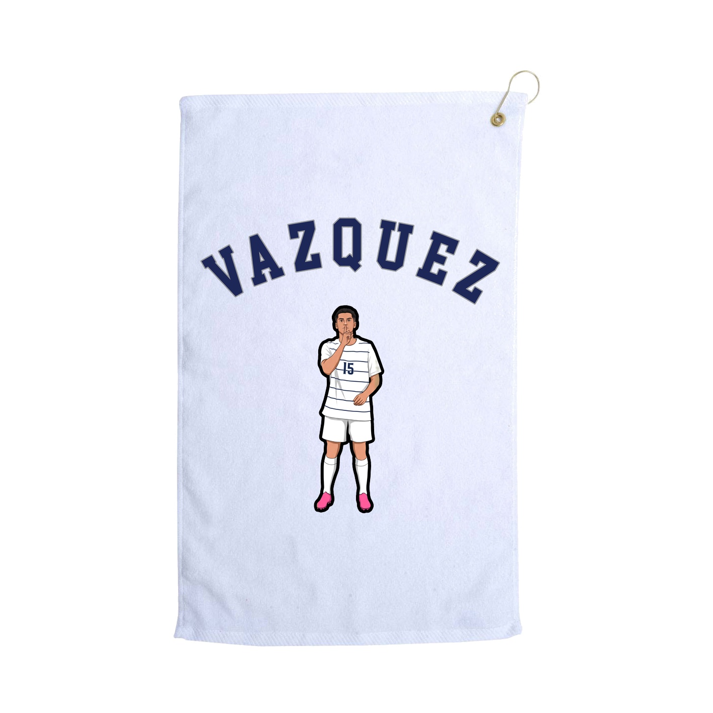 Golf Towel — Shirsey Arch in White