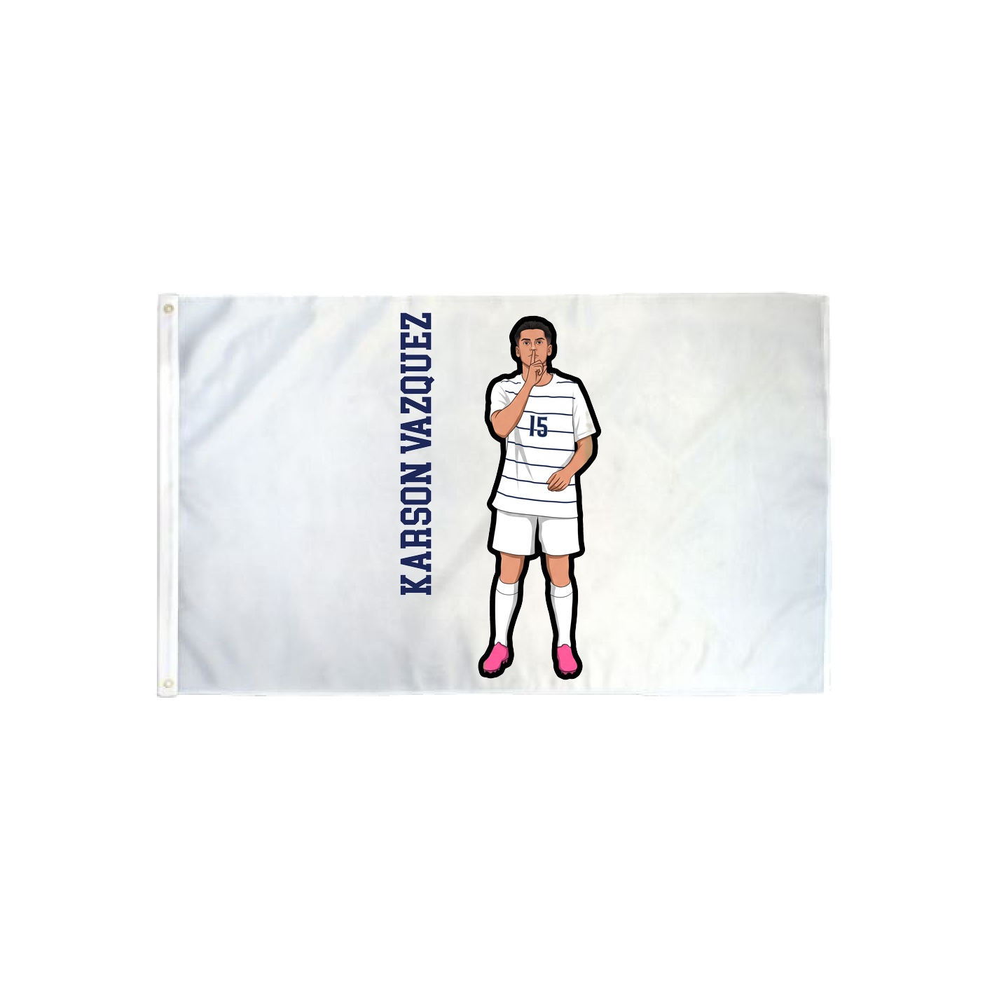 3x5 Flag — Name Vertical in Classic