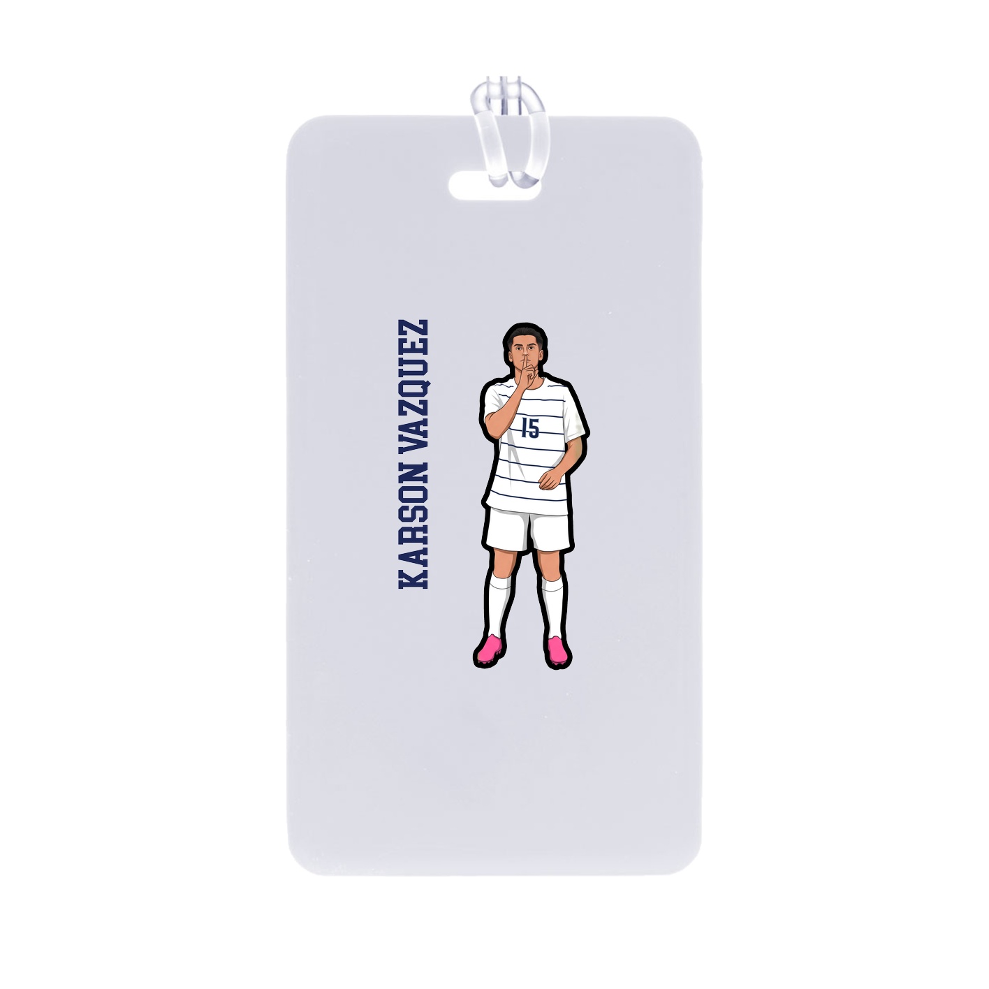 Bag Tag — Name Vertical in Classic