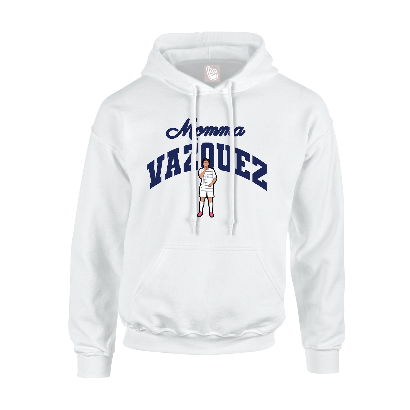 Youth Hoodie — Mothers Day Arch in White