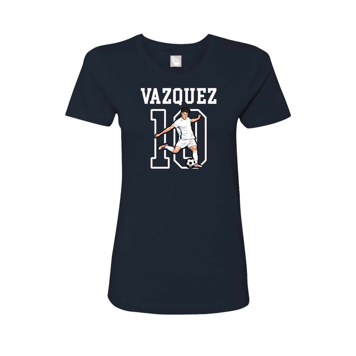 Fitted Women's Tee — Shirsey in Navy