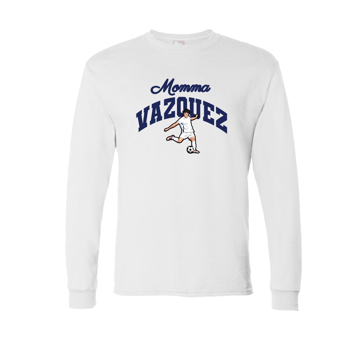 Long Sleeve Tee — Mothers Day Arch in White