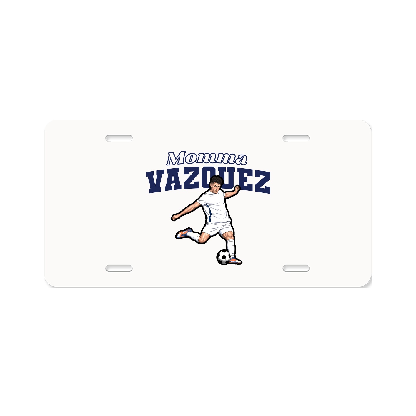 License Plate — Mothers Day Block in Classic