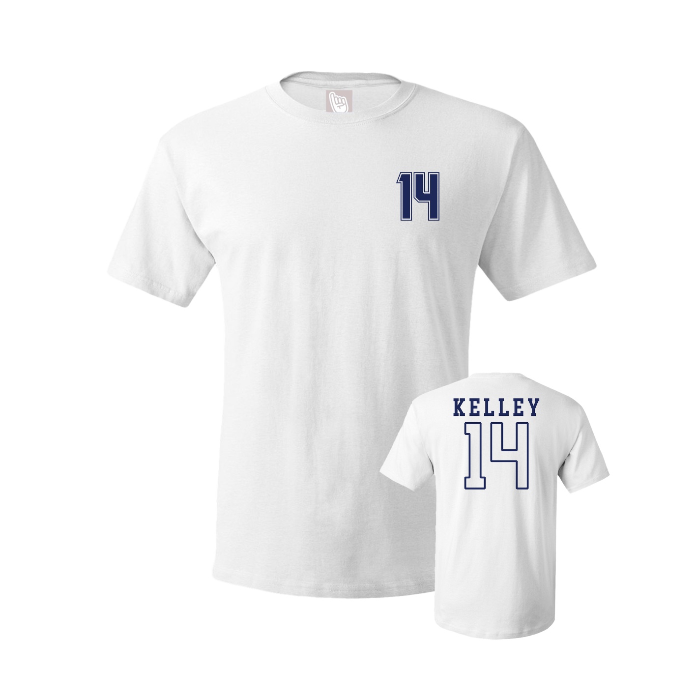 Youth Tee — Chest Back in White