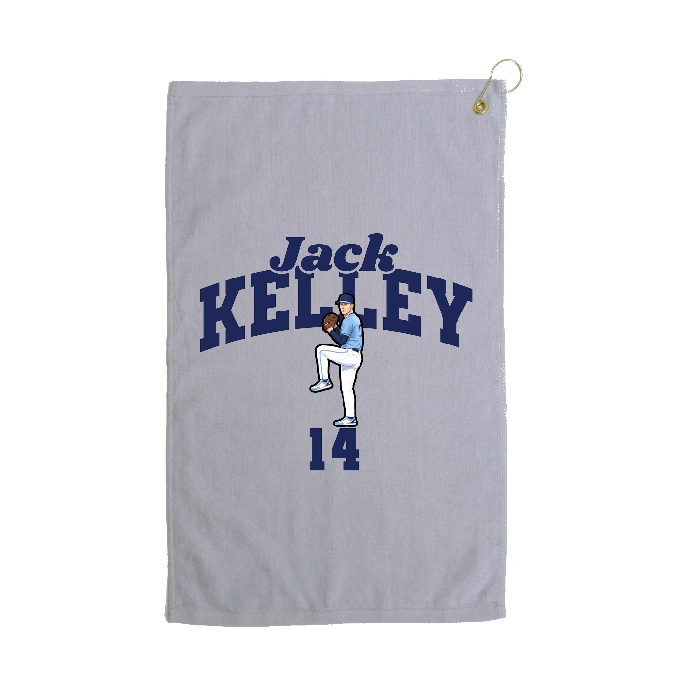 Golf Towel — Signature Arch in Grey