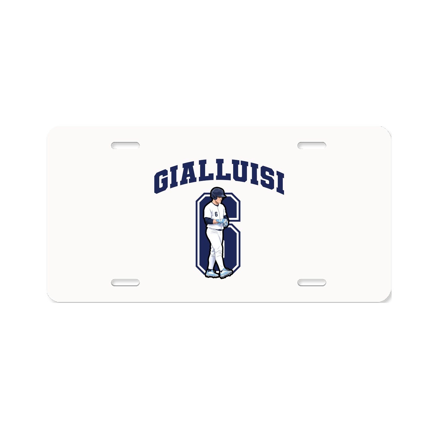 License Plate — Number in Classic