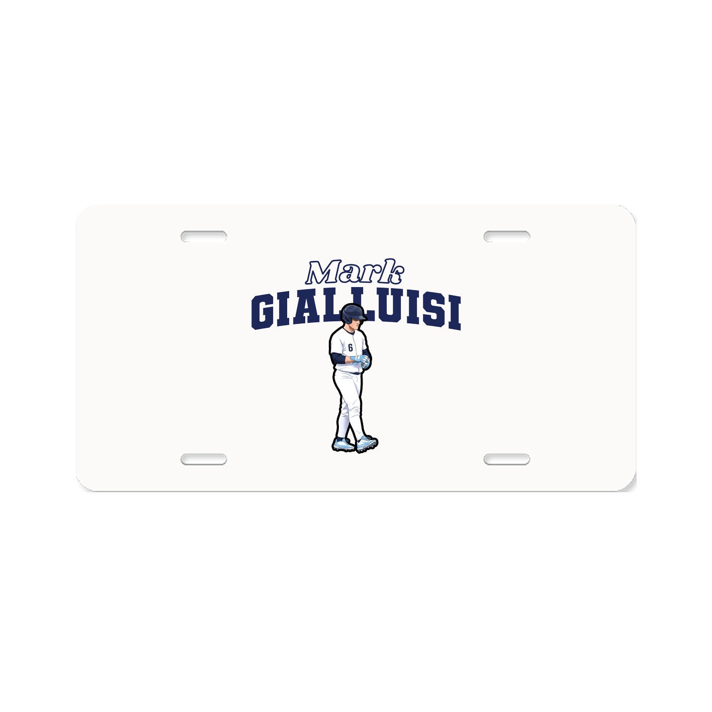 License Plate — Name Arch in Classic