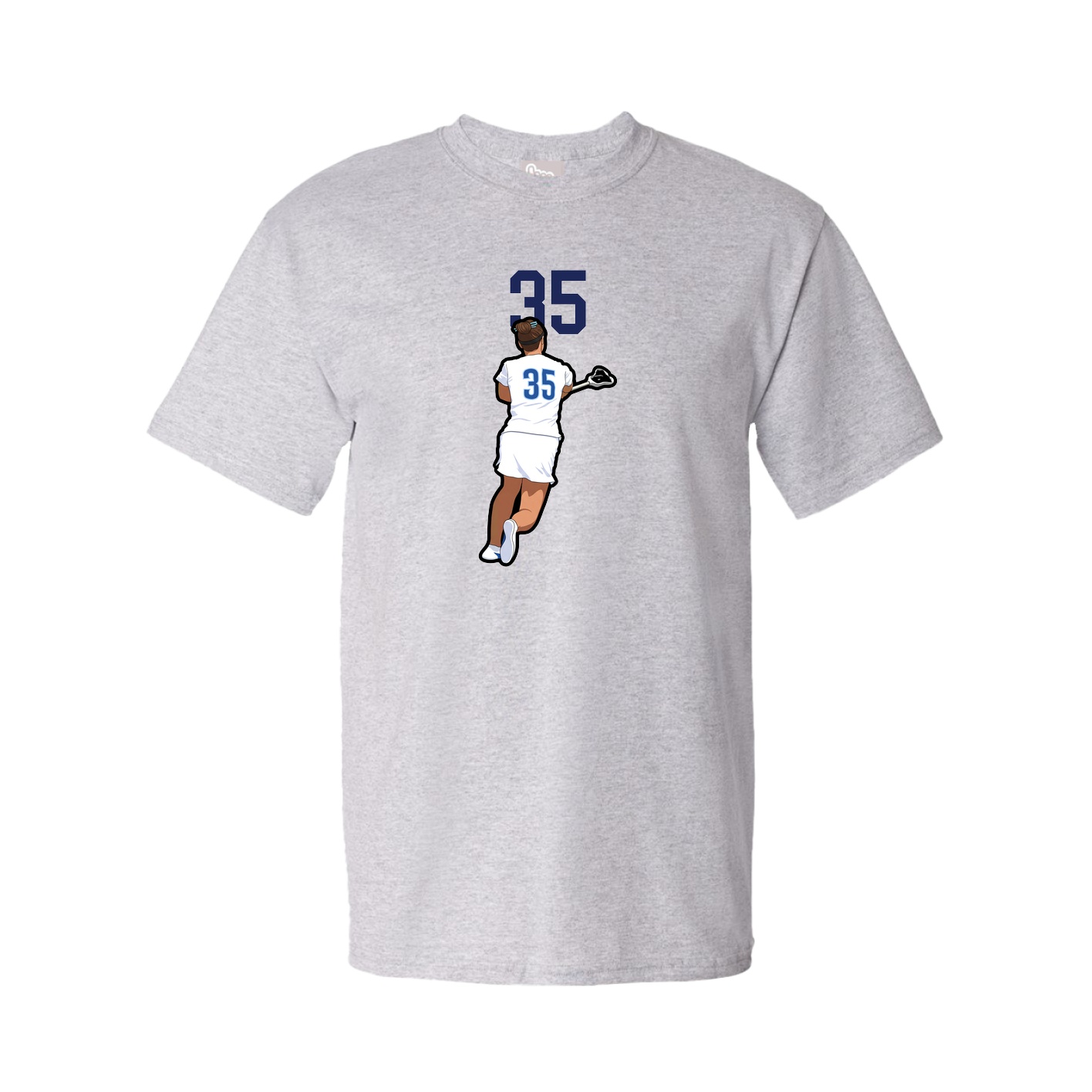 Tee — Number Top in Grey