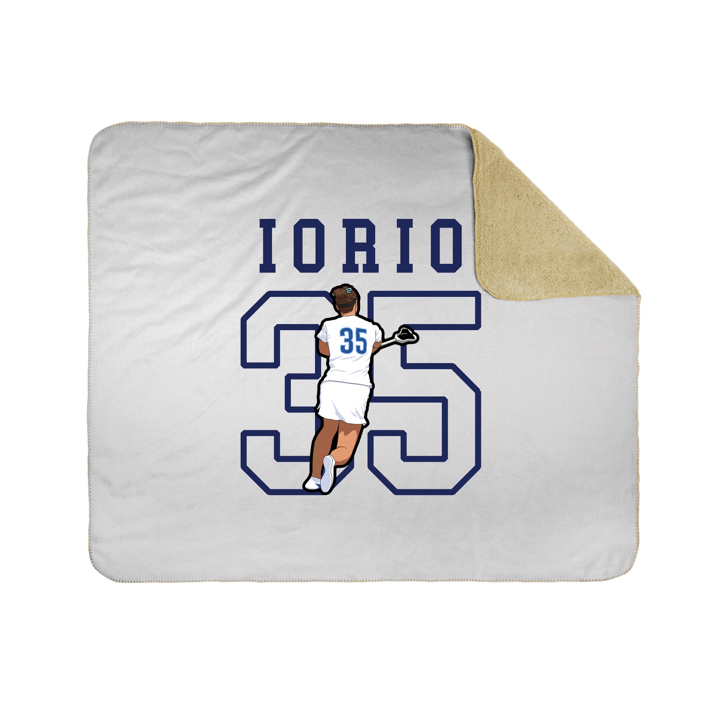 Throw Blanket — Shirsey in White