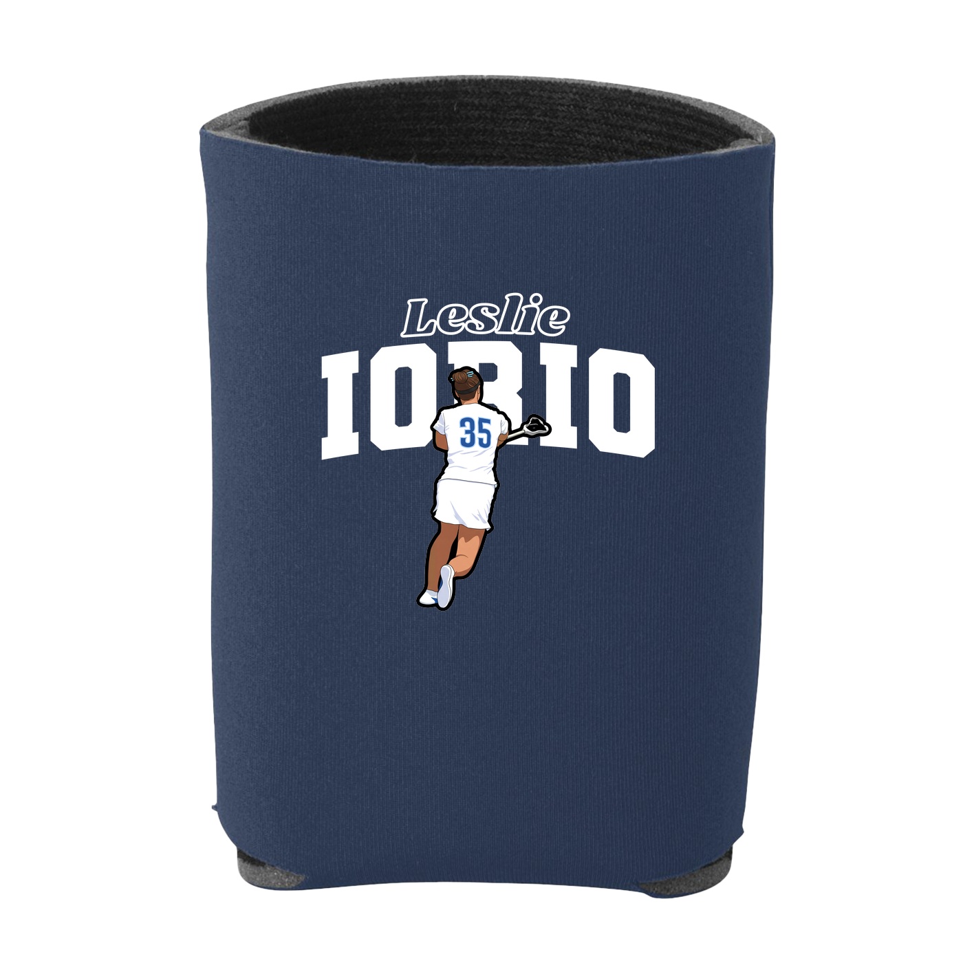 Can Holder — Name Arch in Navy