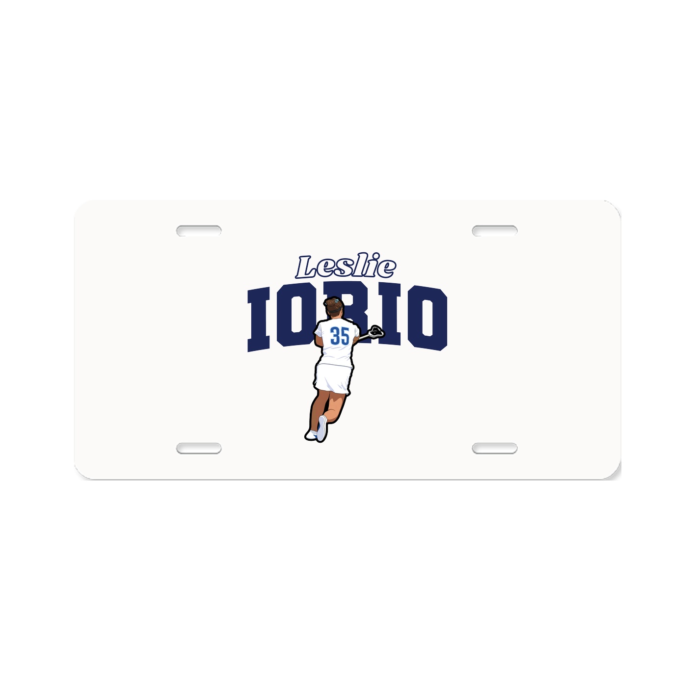 License Plate — Name Arch in Classic