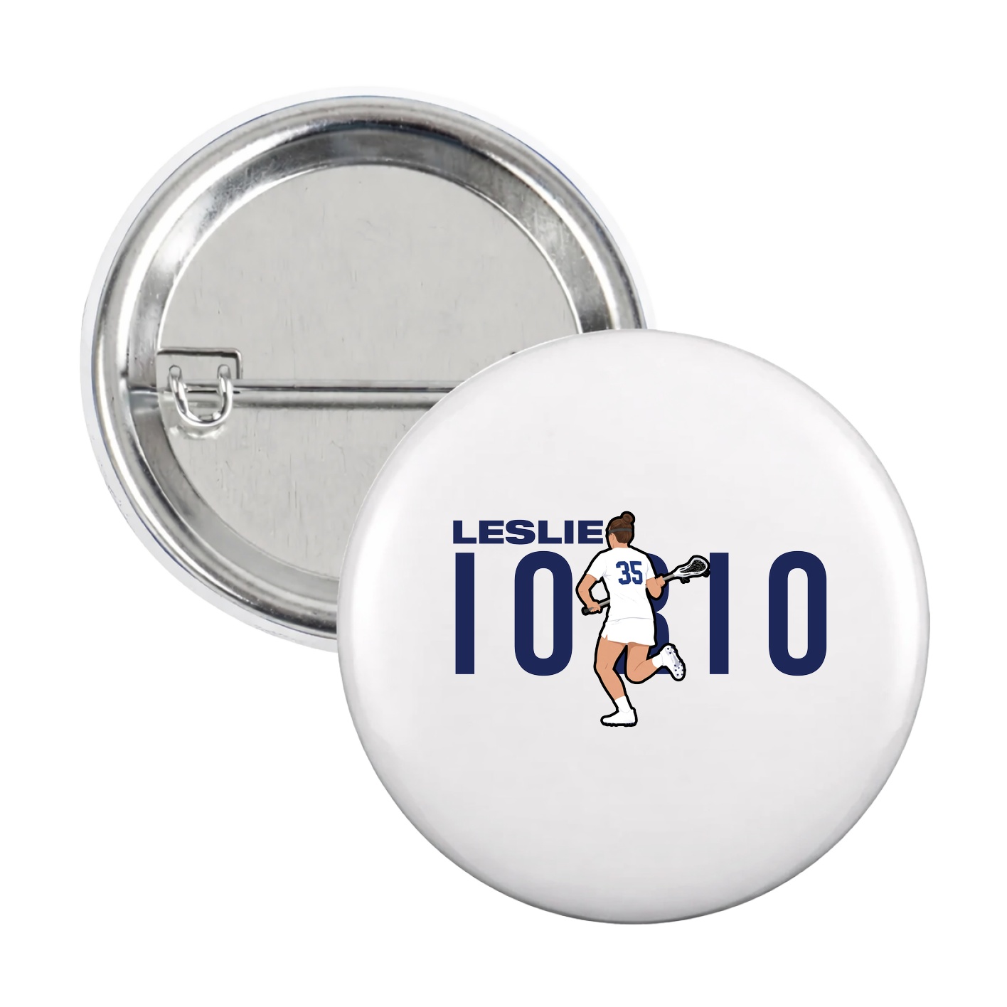Game Day Button — Player Name in White