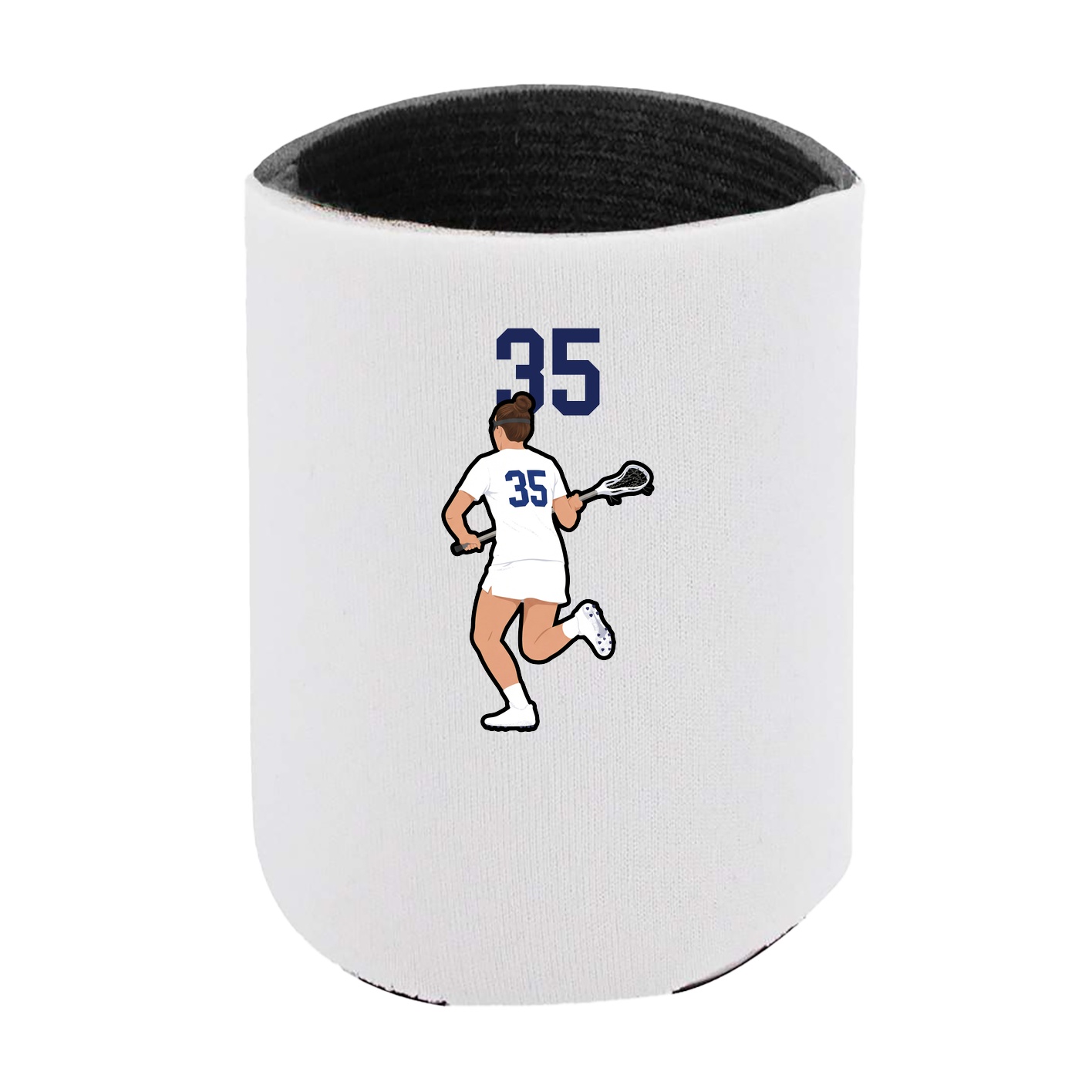 Can Holder — Number Top in White