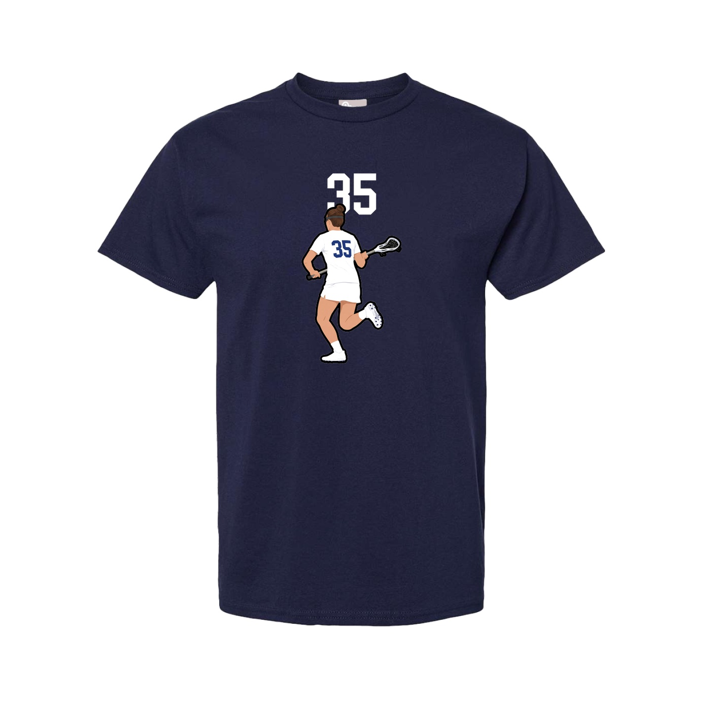 Tee — Number Top in Navy