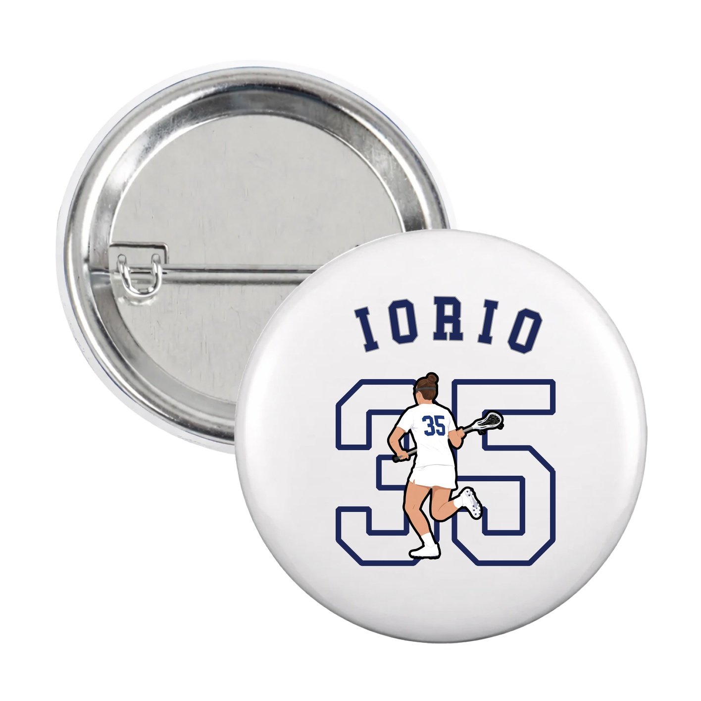 Game Day Button — Shirsey Arch in White